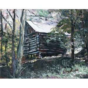  Lailas Beech Creek Barn by Frank Baggett 18 by 24, 2 Inch 
