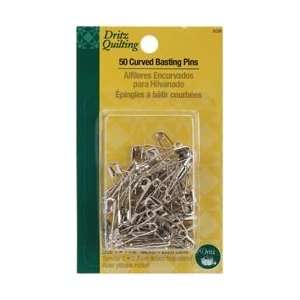  Dritz Quilting Steel Curved Basting Pins Size 1 50/Pkg 