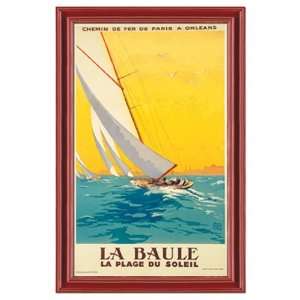  La Baule Vintage Sail   Heritage Framed Art Baby