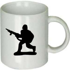  Army Man Toy Soldier Silhouette Mug 