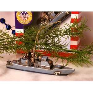  Christmas Ornament Navy Cruiser 