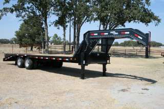 New 25 x 102 Gooseneck Dovetail Low Pro Flatbed Trailer with 12K 