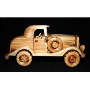   Wooden Toy Car Classic Vintage Model CMC_MODELT_003 Toys & Games