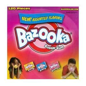 Bazooka Bubble Gum Assorted Flavors Grocery & Gourmet Food