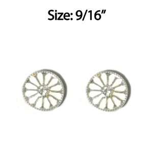   Magnabilities® Silver White Starburst Bitties Insert Jewelry