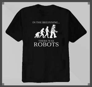 Big Bang Theory Robot Evolution T Shirt  
