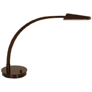  Mondoluz Ronin Curve Bronze Round Base LED Desk Lamp