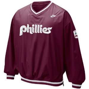   Philadelphia Phillies Maroon Beanball Windshirt