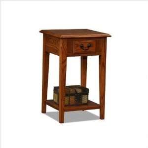 Leick Furniture Favorite Finds Square Side Table Medium Finish   9041 