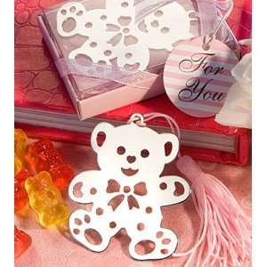  Baby Shower Favors  Lovable Teddy Bear Design Bookmarks 