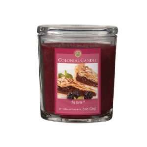  Colonial Candle Fig Torte 8 oz Scented Oval Jar Candle 
