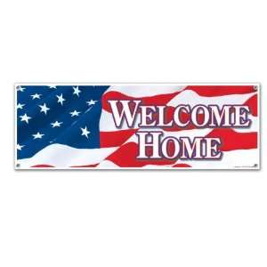    Welcome Home Sign Banner Case Pack 60   523911