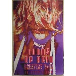  LORDS OF ACID GREATEST HITS 24x36 Poster Everything 