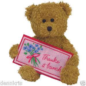 Ty Beanie Baby Thanks A Bunch Retired Greet. Bear MWMT  