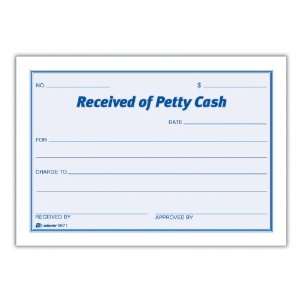  Adams Petty Cash Receipt Pad, 1 Part, 5 x 3.5 Inches, Blue 