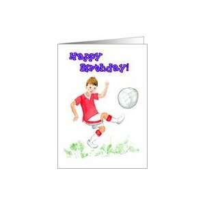  Young Footballer 7th Birthday Card Card Toys & Games