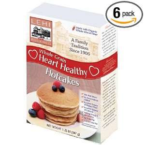 Lehi Roller Mills Heart Healthy Hotcake Mix, 1.25 Pound (Pack of 6)