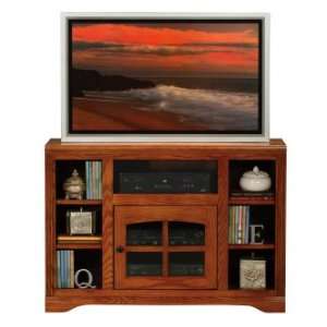  Eagle Oak Ridge Thin Screen TV Cart with Bookcase Sides 