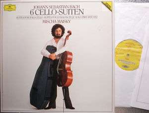 BACH 6 Cello Suites MISCHA MAISKY DGG 415 416 1 dig 1985 LP  