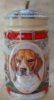 ANHEUSER BUSCH Beagle Stein Mans Best Friend Dog CS561  