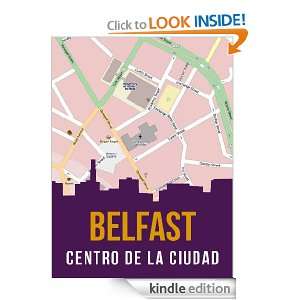 Belfast, Irlanda del Norte mapa del centro de la ciudad (Spanish 