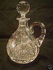 rare american brilliant period cut glass whiskey jug expedited 