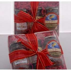 Chutney Gift Box For Wine & Cheese Food Gift Sampler In A Basket 