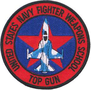 US Navy Fighter Weapons School Top Gun Patch  