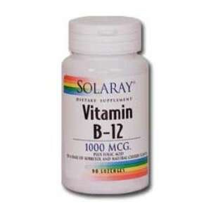 Vitamin B 12 90 Tabs 1000 mcg   Solaray