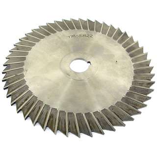 Side tooth slitting saw 8” diameter 1/8” face 1 arbor hole 48 