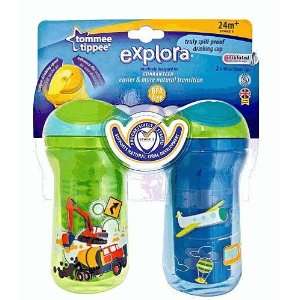 Tommee Tippee 2 Pack Explora Truly Spill Proof Drinking Cup 9oz   24 
