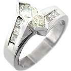 60ctw Solitaire Marquise w/ Princess Accent Ladies En