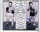CARMEN BASILIO autograph SIGNED boxing  