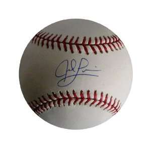  Autographed Jed Lowrie Baseball. MLB Authenticated 