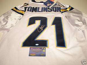 Ladainian Tomlinson Signed Chargers Authentic Jersey  