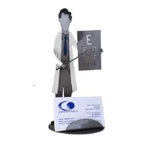  Eye Doctor Card Holder H&K Steel Sculpture