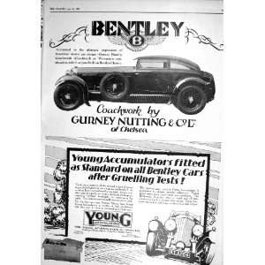  1930 ADVERTISEMENT BENTLEY YOUNG MOTOR CAR HOLLAND 
