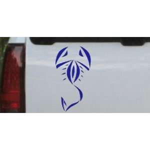 Tribal Scorpion Animals Car Window Wall Laptop Decal Sticker    Blue 