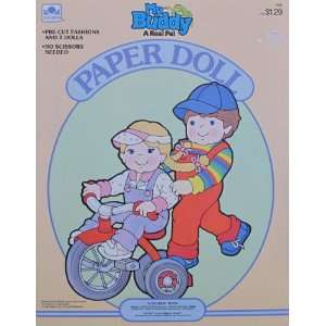  Golden MY BUDDY A Real Pal PAPER DOLL Book UNCUT w 2 Dolls 