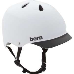  Bern Watts Matte White / Black Large Hard Hat Helmet 