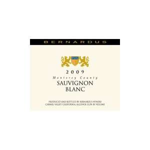  Bernardus Sauvignon Blanc 2009 Grocery & Gourmet Food