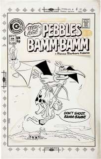 CHARLTON COMICS PRODUCTION COVER,Pebbles & Bamm Bamm 18  