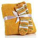 Concierge Collection So Soft & Cozy Throw and Sock Set  