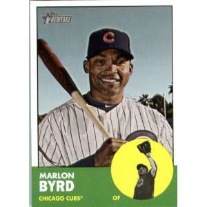  Heritage 58 Marlon Byrd   Chicago Cubs (ENCASED MLB Trading Card