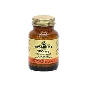  Vitamin B1 100 mg Thiamin   Converts carbohydrates into energy 