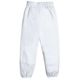  10.5 Oz.Pull Up Custom Baseball Pants WHITE YM Sports 