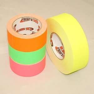 ISC Neon Dull Finish Racers Tape 2 in. x 60 yds. (Fluorescent Yellow 