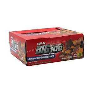 MET Rx Big 100 Meal Replacement Bar   Chocolate Chip Graham Cracker 