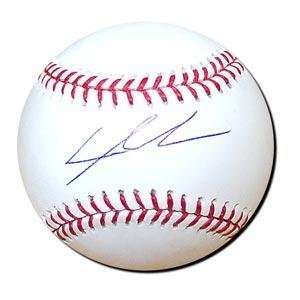  Lars Anderson Signed Ball   Rawlings Official Major League 