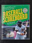 1994 Stats Baseball Scoreboard Book Barry Bonds Cover